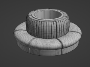 Retro Diner Booth Collection Modelo 3D