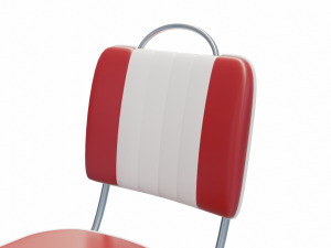 Retro Dinette Chair Modelo 3D