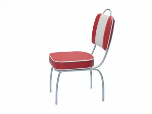 Retro Dinette Chair 3D Model