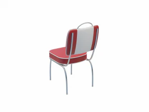 Retro Dinette Chair 3D Model