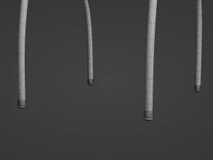 Retro Dinette Chair 3D Model
