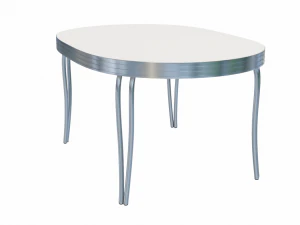Retro Dinette Table 3D Model