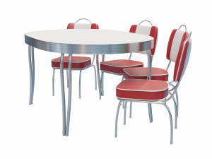 Retro Dinette Set Modelo 3D