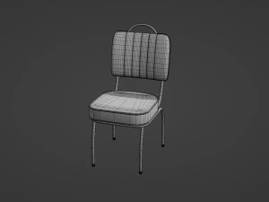 Retro Dinette Set 3D Model