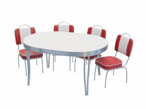 Retro Diner-collectie 3D Model