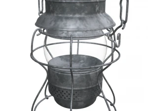 Antique Train Lantern 3D Model