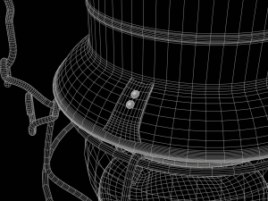 Antique Train Lantern Modello 3D