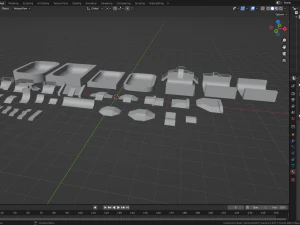 Skatepark Collection 3D Model