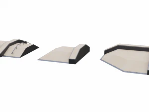 Skatepark Collection 3D Model