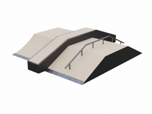 Skatepark Fun Box Collection 3D Model