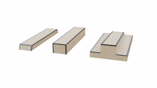 Skatepark Grind Box Collection 3D 모델 .c4d .max .obj .3ds .fbx .stl .blend 