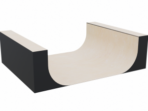 Skatepark Halfpipe Collection Modelo 3D
