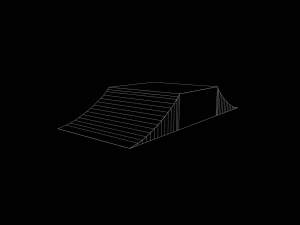 Skatepark Kicker Collection 3D Model