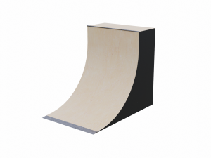 Skatepark Quarter Pipe Collection Model 3D