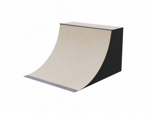 Skatepark Quarter Pipe Collection Model 3D