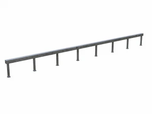 Skatepark Grind Rail Collection 3D Model