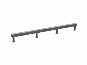 Skatepark Grind Rail Collection 3D Model