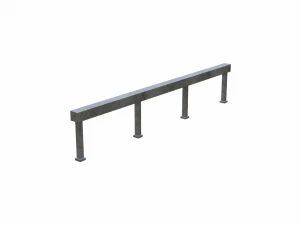 Skatepark Grind Rail Collection 3D Model