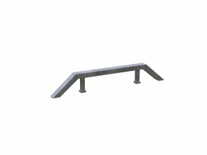 Skatepark Grind Rail Collection 3D Model