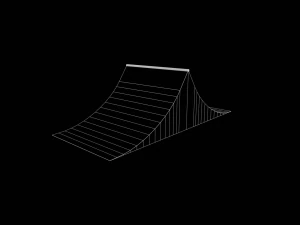 Skatepark Miscellaneous Ramps Collection 3D Model