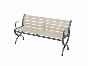 Bangku Taman Kota Model 3D