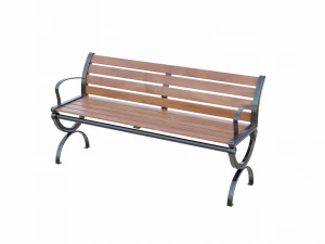 City Park Bench 3D Model