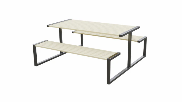 City Outdoor Table 3D Model .c4d .max .obj .3ds .fbx .stl .blend 