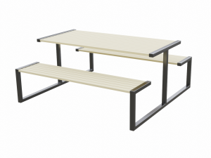 City Outdoor Table 3D Model