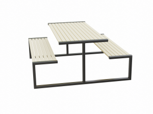 City Outdoor Table Modèle 3D
