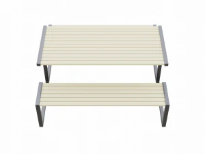 City Outdoor Table 3D Model