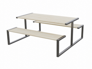City Outdoor Table Modèle 3D