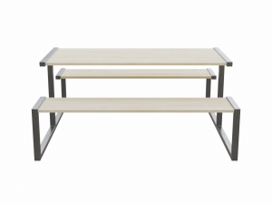 City Outdoor Table Modèle 3D
