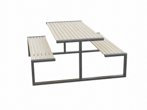 City Outdoor Table Modèle 3D