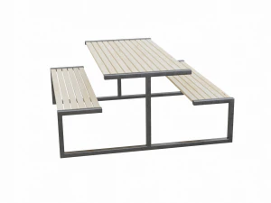 City Outdoor Table 3D Model