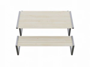 City Outdoor Table 3D Model