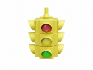 4-Way Traffic Light 3D Модель