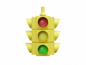 4-Way Traffic Light 3D Модель