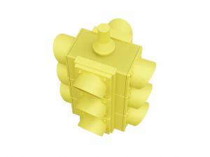 4-Way Traffic Light 3D Model