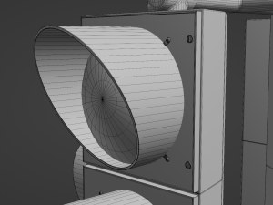 4-Way Traffic Light 2 Modelo 3D