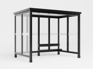Bus Stop Shelter 1 Model 3D