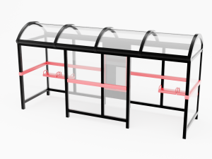 Bus Stop Shelter 2 Modelo 3D