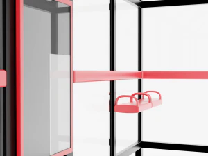 Bus Stop Shelter 2 3D Model