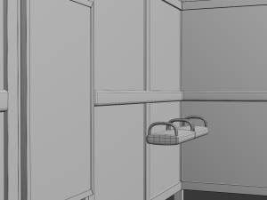 Bus Stop Shelter 2 3D Model