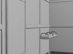 Bus Stop Shelter 2 3D Model