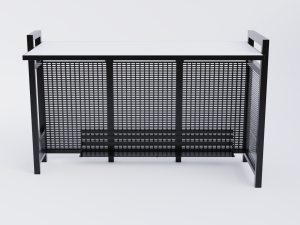 Bus Stop Shelter 4 Modelo 3D
