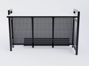 Bus Stop Shelter 4 3D Model