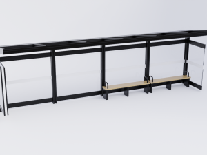 Bus Stop Shelter 5 3D Model