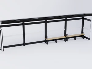 Bus Stop Shelter 5 3D Model