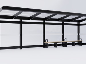 Bus Stop Shelter 5 3D Model