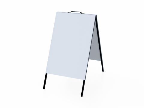 Customizable Advertising Signage Collection 3D Model